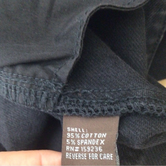 J. Mc Laughlin denim jeans women 10 black cotton straight - Picture 6 of 8